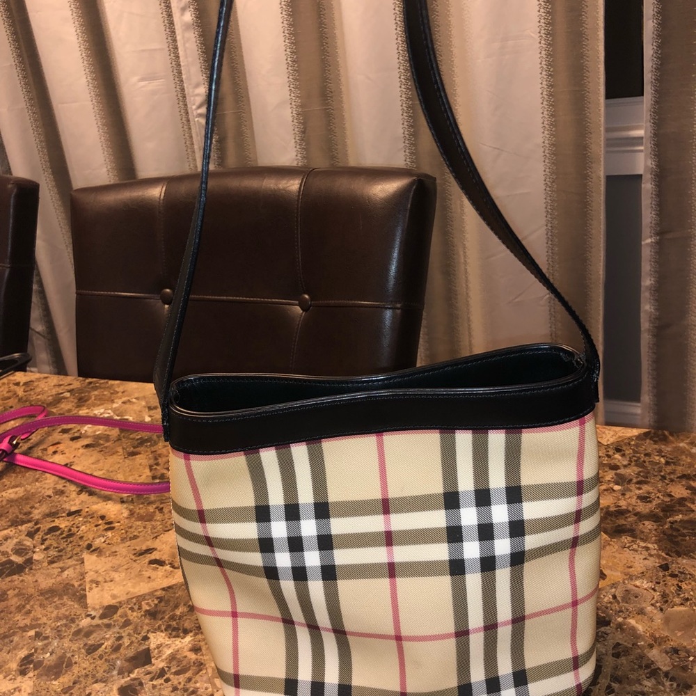 AUTHENTIC Burberry VINTAGE NOVA SMALL CHECK TOTE